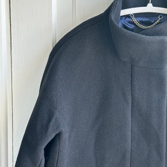 J Crew Cocoon Coat in Italian Stadium Cloth Nello Gori Wool Blend - Picture 4 of 8